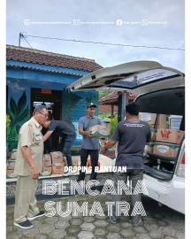 Resmi ditutup, hasil donasi di droping ke gudang JNE 